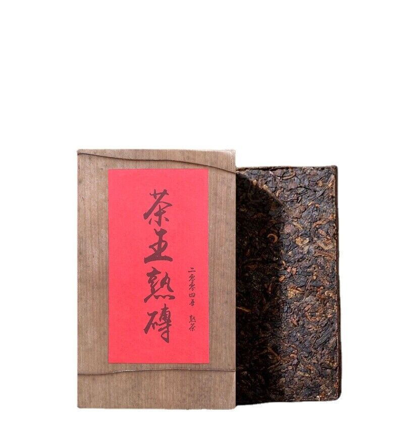 Yunnan Sun Green Tea King Ripe Brick Banzhang Pu-erh Ripe Tea 250g/8.8oz Secondary image