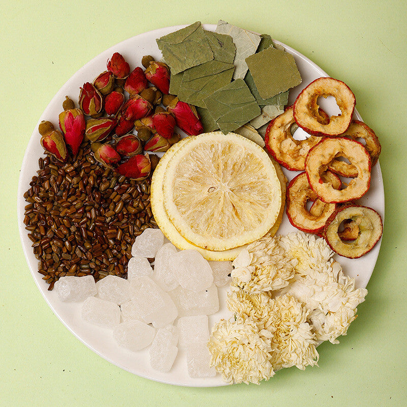 Lemon Rose Lotus Leaf Detox Tea with Cassia Seed for Summer 20 Bags