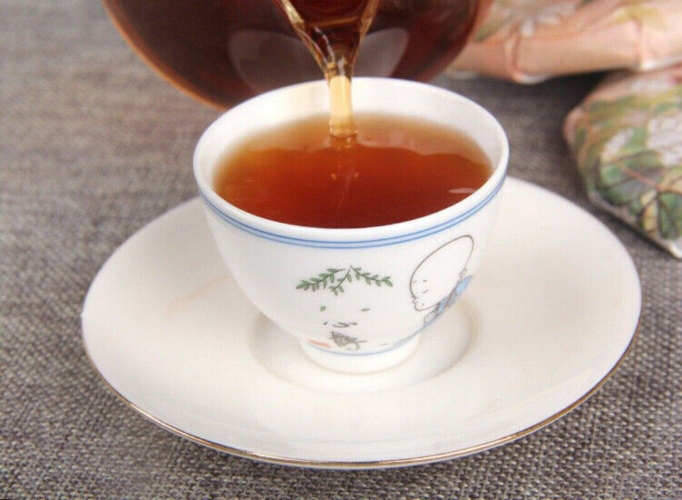 Jasmine Ripe Pu-erh Tea Cake 100g Premium Flower Infused Aged Chinese Puerh