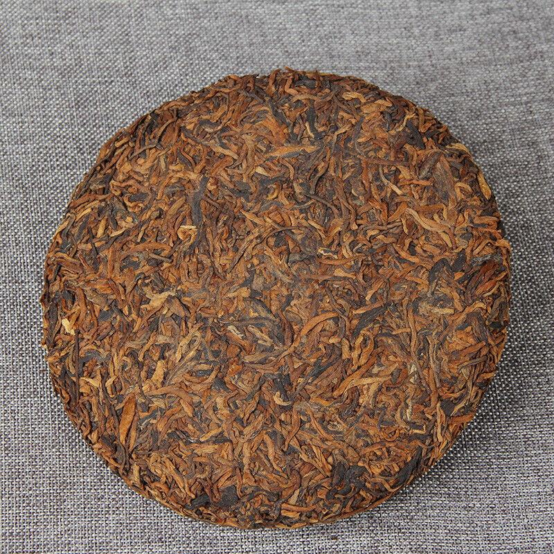 TeaPu-Erh Ripe Tea Emperor Golden Cake 357g Spring Black Tea Single Bud Pu'er Tea