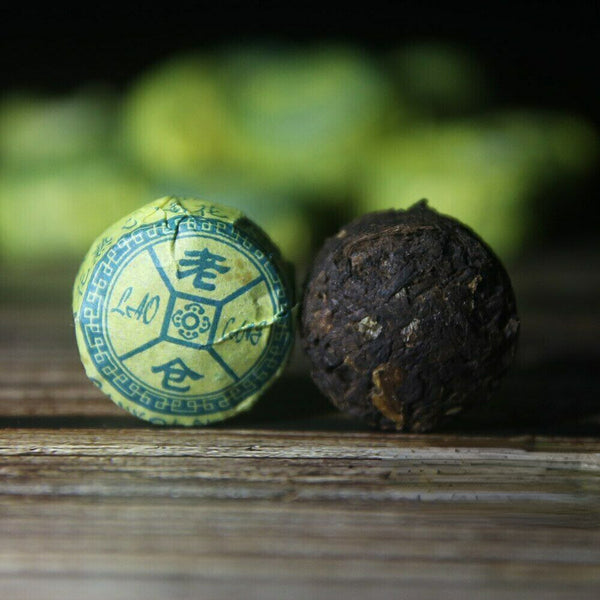 Yunnan Tuocha Tea Chrysanthemum Aroma Ripe Mini Pu Erh Tuo Cha Tea Laocang 2015