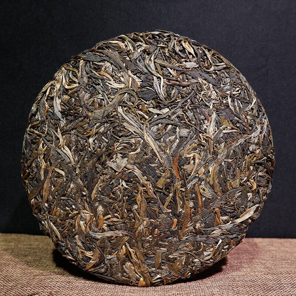 Yunnan Puerh Tea Scrape Wind Walled Puerh Tea Raw Tea Cake 357g/12.59oz
