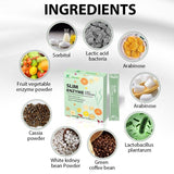 Slimming Tea Enzyme  Herbal Powder Flat Belly Lose Weight Detox Juice Tea 6g*12