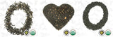 Organic Black tea Chinese loose leaf tea teabags PVC Box 18 packs 126g