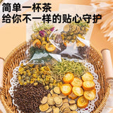 Dandelion, Kumquat, Rose,Honeysuckle Chrysanthemum Tea Bags for Late-Night Drink