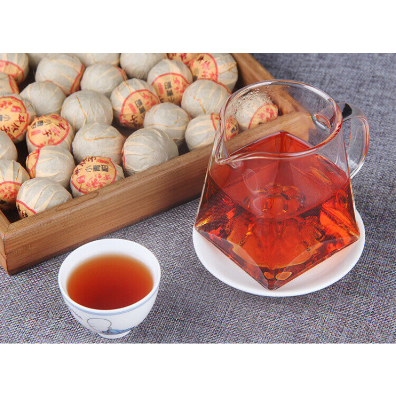 Pu'er Tea Healthy Drinks500g Gift Tea Xiao Qing Guan Pu'er Tea Xin Hui Chen Pi