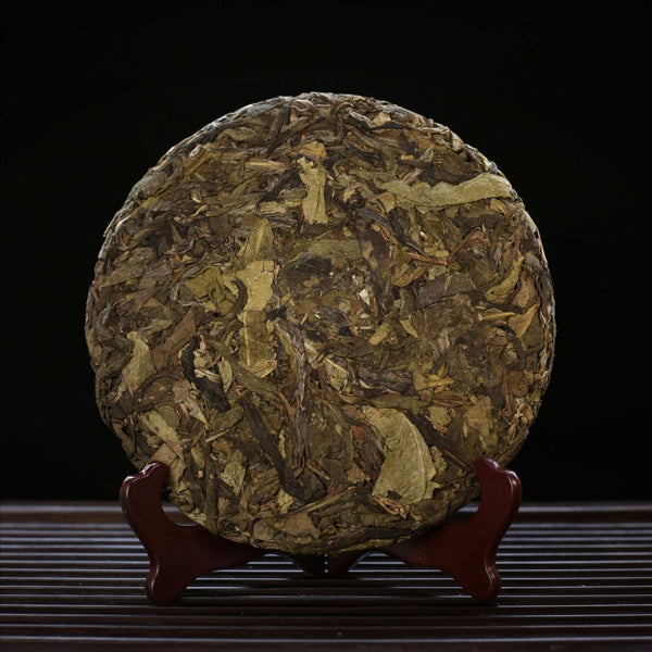 Lao Banzhang Golden Leaf Yellow Tablet Tea Yunnan Pu'er Tea Raw Tea 357g/12.59oz