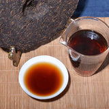 2002 Yunnan Palace Ripe Puerh Tea 357g Menghai Organic Black Tea Cake Aged