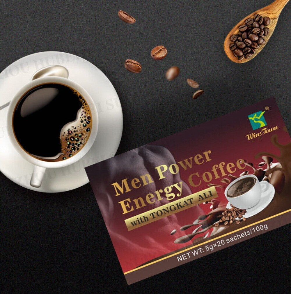 Men Energy Coffee 5gx20 Maca Ginseng Instant Black Active