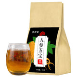 Ginseng Five-Treasure Tea - Goji, Mulberry & Yellow Essence Herbal Bags