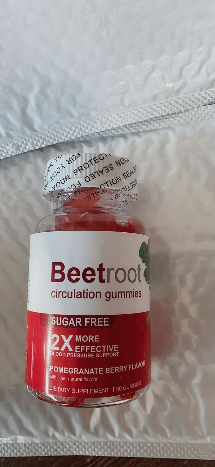 Beet Gummies Beetroot gummies Grape Seed Extract Gummy Snacks 60 Capsules Secondary image