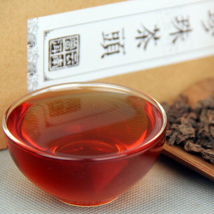200g Yunnan Mini Old Ripe Puer Tea，2018 Muzhi Pearl Lao Cha Tou Shu Puer Tea Main image