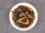 500g Yunnan Chenpi Pu'er tea cake citrus ripe tea black tea small jade cake
