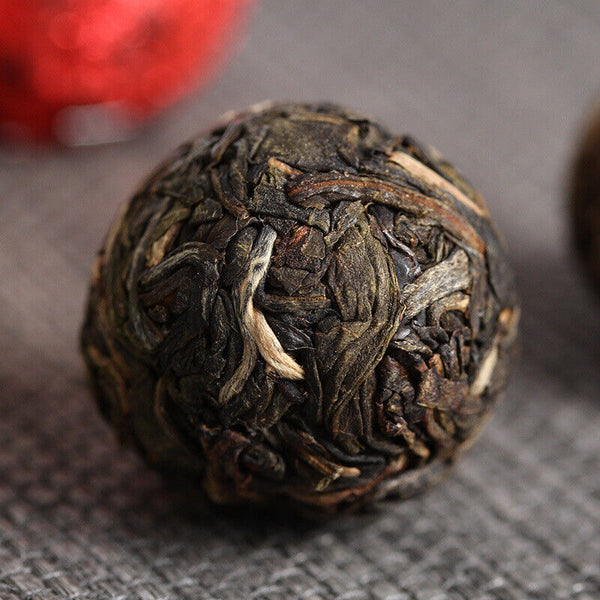Yunnan Puerh Raw Tea, 21pcs Seven Coloured Dragon Balls Tea Box Set