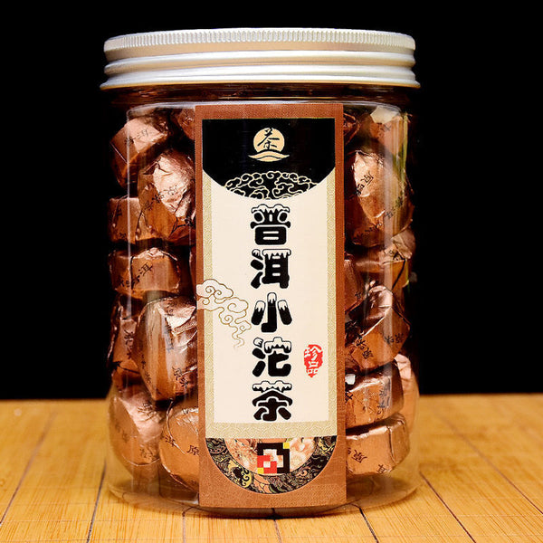 Pu'er Ripe Tea Mini Tuocha Glutinous Rice Flavor Yunnan Menghai Tangerine Peel