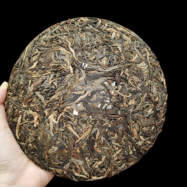 357g Yunnan Pu'er Tea Cake Sleeping Deer Mountain Ancient Pu'er Spring Raw Tea