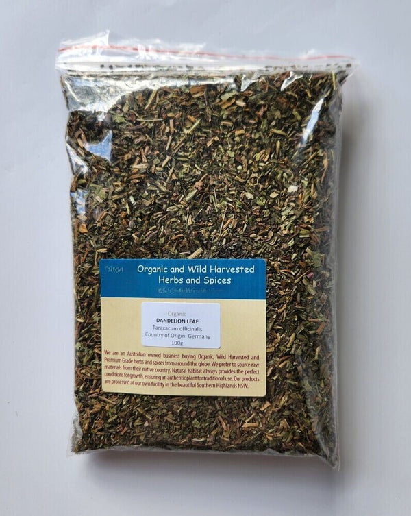 TISANE BIO FEUILLE DE PISSENLIT 100g Taraxacum officinalis herbe séchée