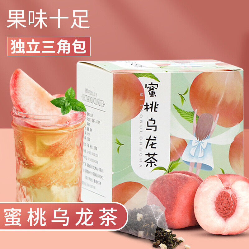 Peach Oolong Tea Cold Tea Peach Oolong Fruit Tea Triangle Bag Tea Scented Tea Secondary image