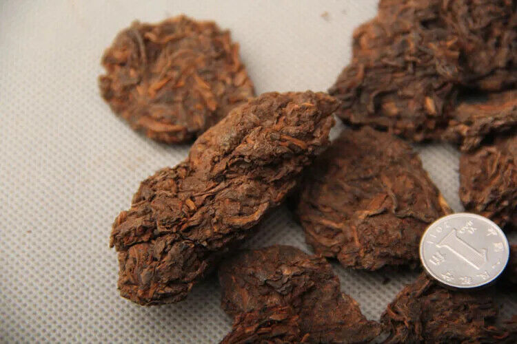 Pu'er Old Tea Head Natural Tuo Super-grade Jinya Menghai Head Cooked 250g