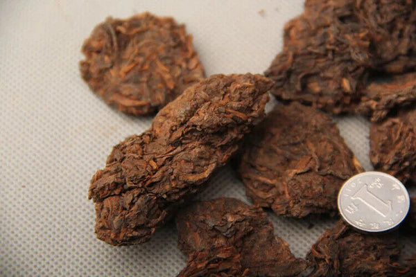 Pu'er Old Tea Head Natural Tuo Super-grade Jinya Menghai Head Cooked 250g