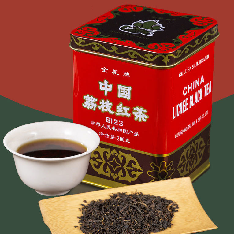 200g  Chinese Tea Stomach Nourishing Black Tea Strong Flavor Lychee Black Tea Main image