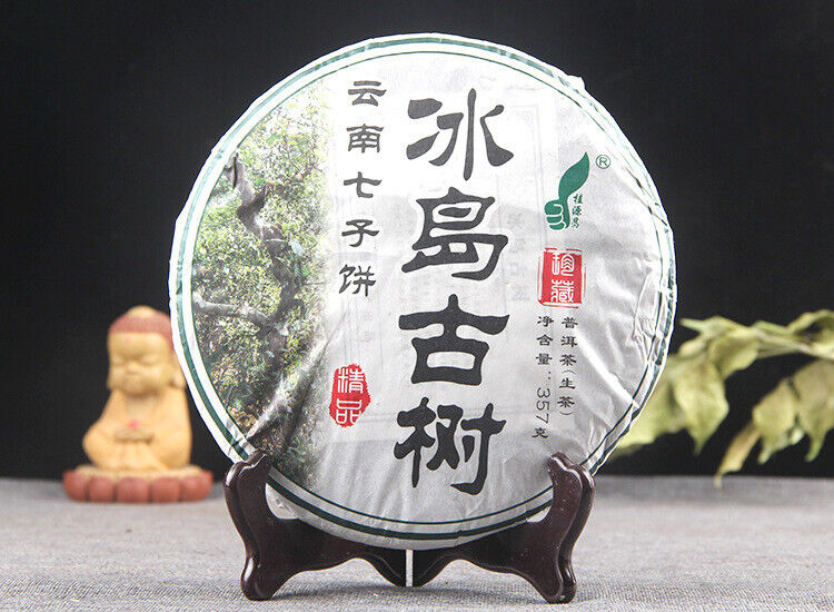 Pu'er Raw Tea Iceland Ancient Tree 357g Yunnan Tea Cake 普洱茶生茶 冰岛普洱古树 357g 云南饼茶
