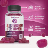 Hormone Balance Female Libido Booster Gummies - Sugar-Free, 60 Chewable Gummies