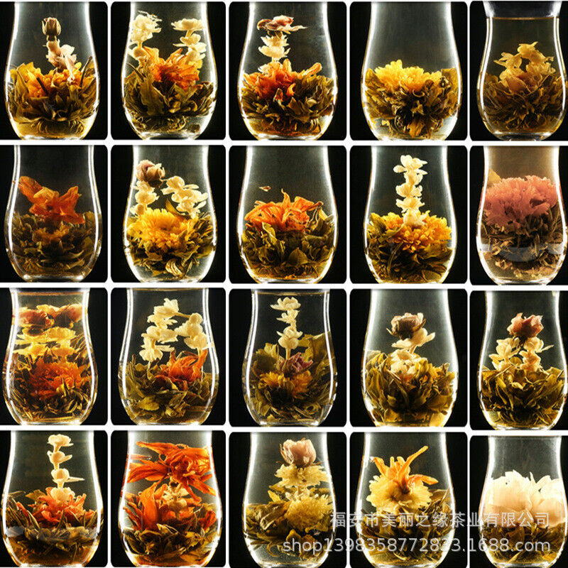 20Pcs High Quality Lily Flower Blooming Tea Balls Jasmine Mixed Flower Tea Secondary image
