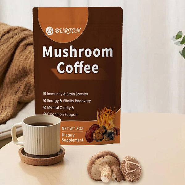 360g  Immunity & Brain Booster Organic Lions Mane Mushroom Instant Coffee