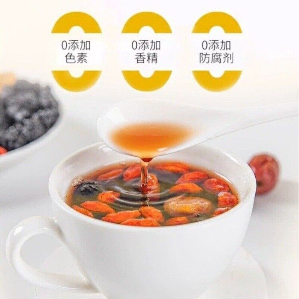Huang Jing Mulberry Goji Longan Cinnamon Herbal Tea Nighttime Relaxation Blend
