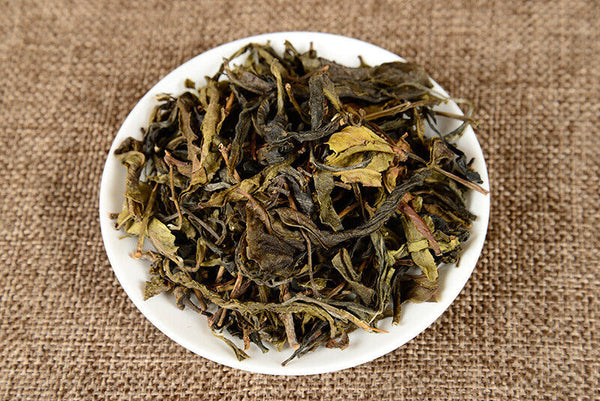 500g Yunnan Pu'er Tea Old Banzhang Gold Leaf Pu'er Old Yellow Tablet Raw Tea
