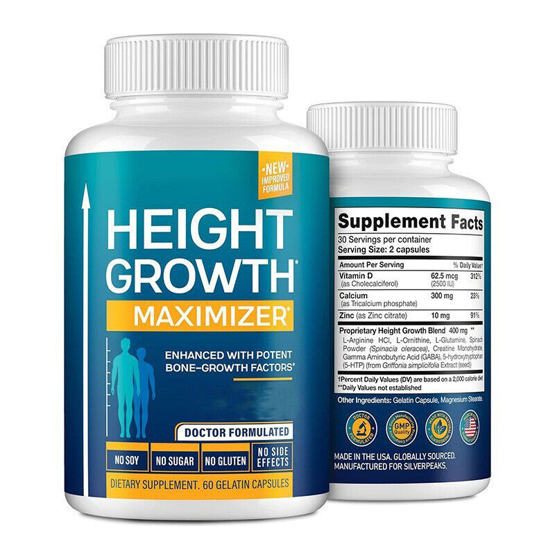 Height Capsule - Grow Supplement for Adults - Natural Growth Support Main image