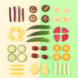 Dehydrated Fruit & Vegetable Chips 500g Healthy Mixed Snack with Okra Crunchy