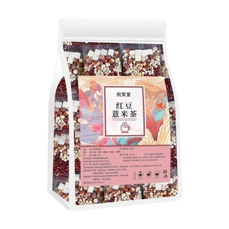 Tea Bags for Detox and Wellness - Herbal Flower Tea Red Bean Coix Seed Secondary image