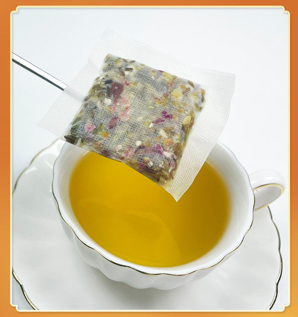100g for Detox and Balance 16+8 Intermittent Fasting Golden Flower Dark Tea Bags
