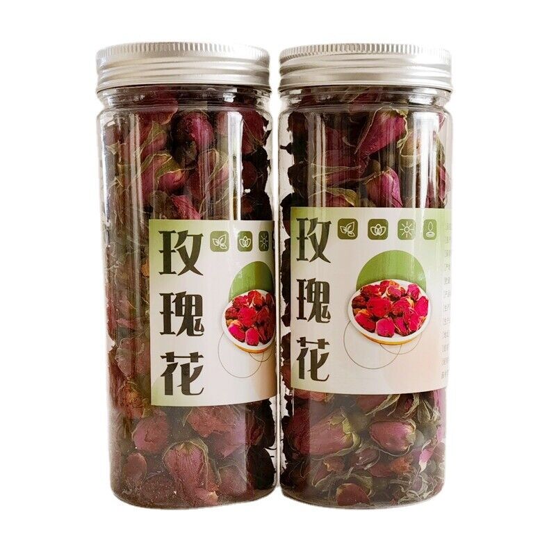 Rose tea Pingyin heavy petal rose canned flower tea bottle combination 17.6oz
