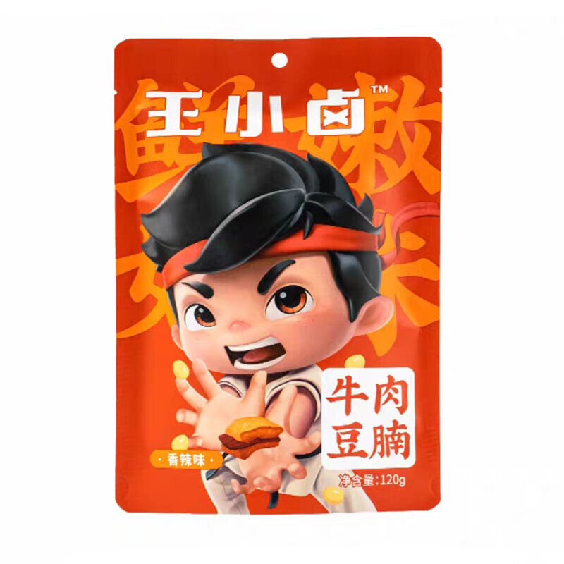 Wangxiaolu Chicken Feet Tiger Skin Chicken Feet 210g Instant Snacks 王小卤虎皮凤爪香辣卤味