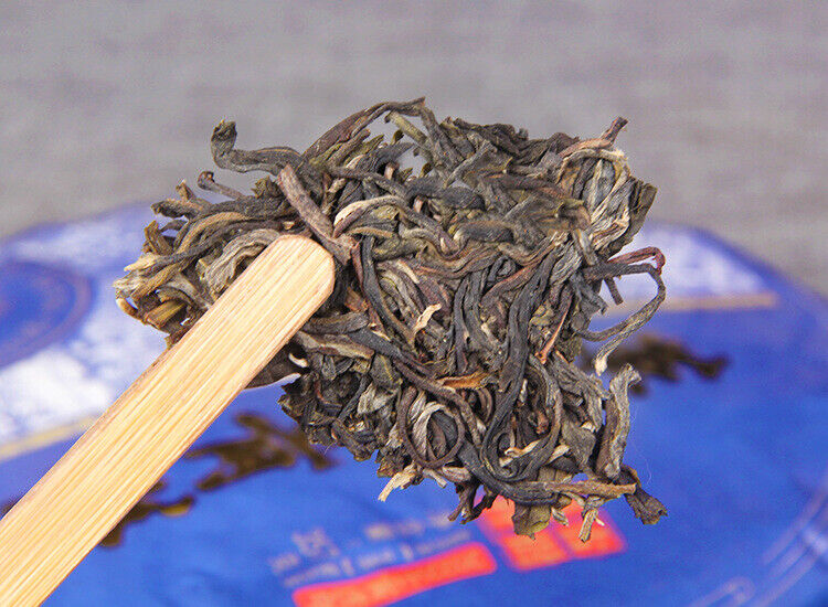 357g Yunnan Puer Raw Tea 普洱生茶 古六大茶山之首革登青饼早春古树茶生普357g