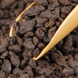 500g Ripe Glutinous Fragrance Fossilize Tea Tin Tea Gift Yunnan Pu-erh Tea