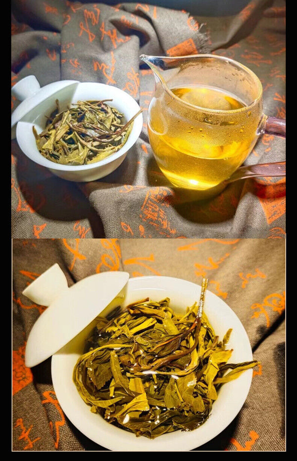 Yunnan Tea Jingmai Early Spring Cow Cake Handmade Puerh Tea Raw Tea 357g