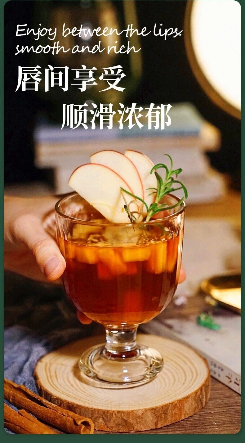 Apple Cinnamon Black Tea Bags for Winter Hot Drinks and Fruit Wine Tea for Women