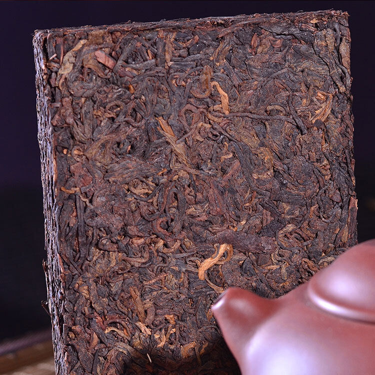 250g Yunnan Pu'er Tea Ripe Tea Brick Aged Old Brick Tea