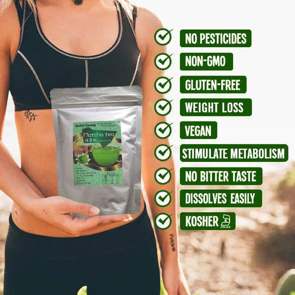 Organic Matcha Powder, No Additives, Retains Original Tea Aroma in bags
