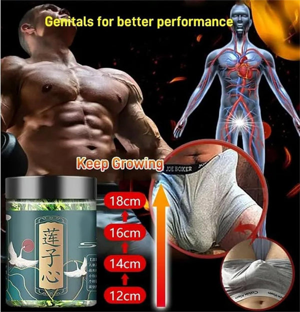 Lotus Seed Core Tea for Men,Liver and Kidney Care Tea, Men's Essentials