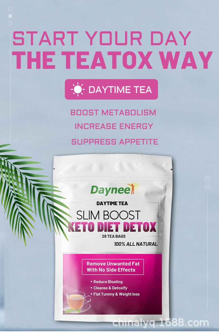 Slim Tea Slim Boost Keto Diet Detox Daytime Tea and Evening Tea