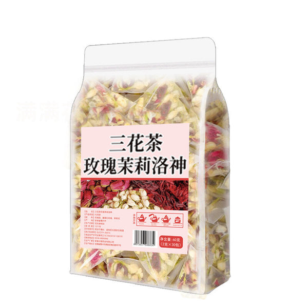 Rose Jasmine Hibiscus Blend Triple Flower Goddess Tea