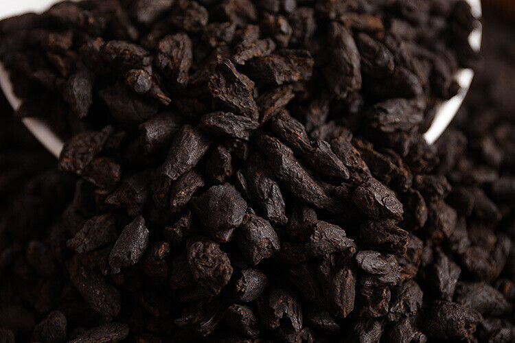 Yunnan Puerh Menghai Ripe Tea Jasmine Tea Fossil 500g Tin