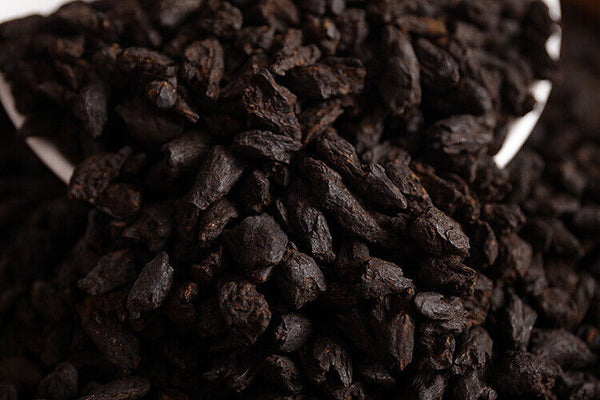 Yunnan Puerh Menghai Ripe Tea Jasmine Tea Fossil 500g Tin