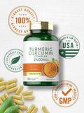 Turmeric Curcumin 2400mg | 180 Capsules | Non-GMO, Gluten Free