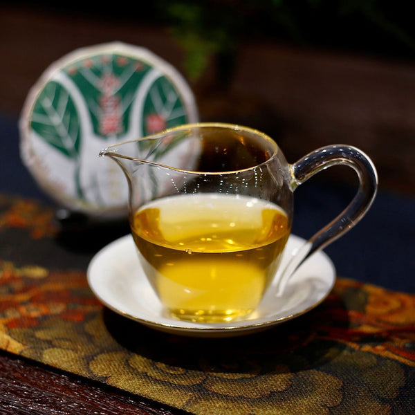 Yunnan Menghai Puerh Tea Old Panzhang Ancient Cabbage Raw Tea Cake 100g/3.52oz